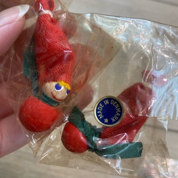 Vintage Made in Denmark Christmas Figures - Picture 1 of 6